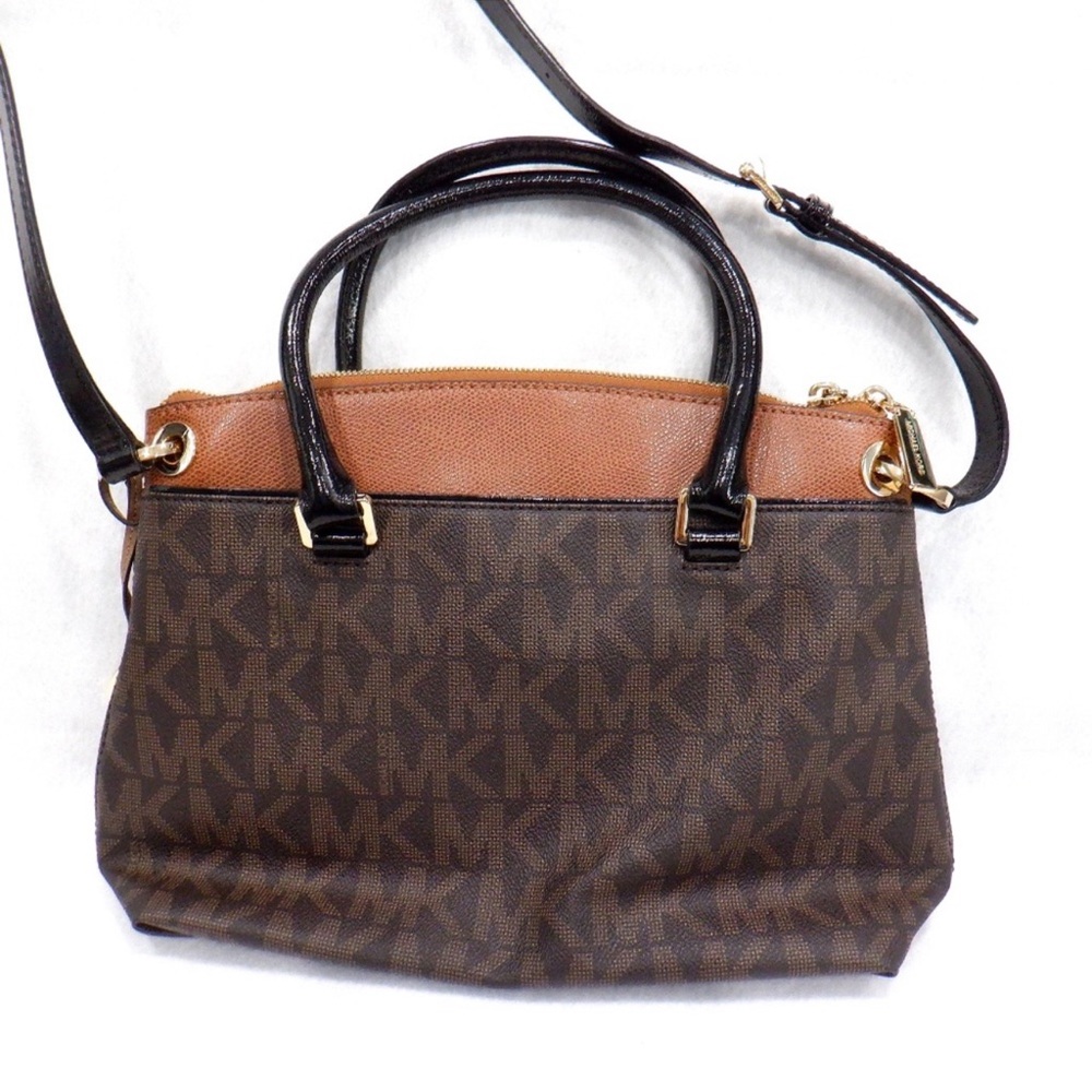 Michael Kors Aubrey Signature Satchel.NWOT - Picture 5 of 10